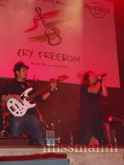 Cry Freedom Concert at Hard Rock Cafe, Mumbai