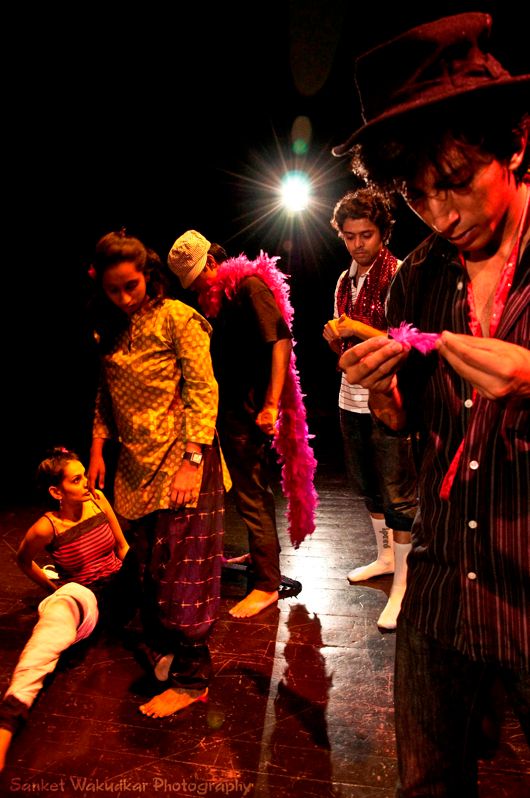 Anshuman Jha on stage