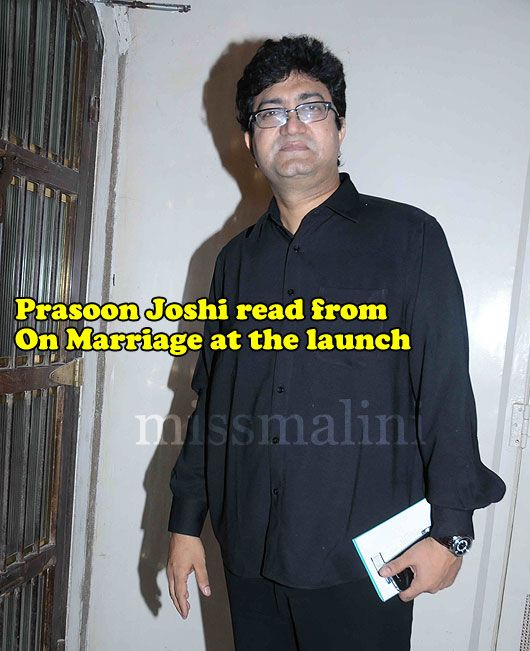 Prasoon Joshi At The Launch Of Swapan Seth's Book