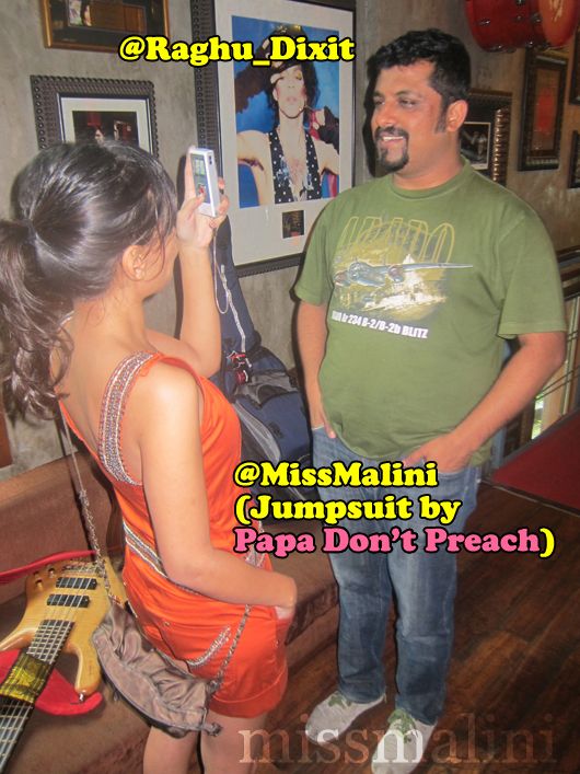 MissMalini and Raghu Dixit