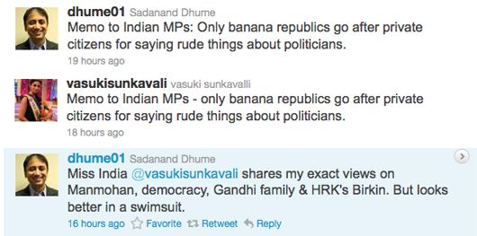 @dhume01 - The tweet that started it all!