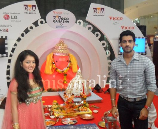 Arjan Bajwa and Sulagna Panigrahi at Oberoi Mall’s Ganesh Chaturthi Celebrations