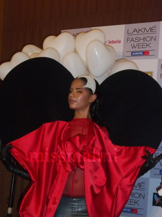 Bhavna Sharma wears a creation by Little Shilpa