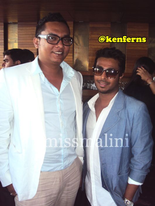 Pallav Kumar Ojha with designer Ken Ferns