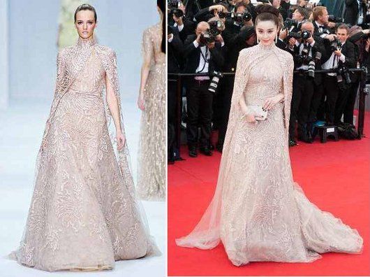 Fan Bingbing in Elie Saab Spring 2012 Couture gown