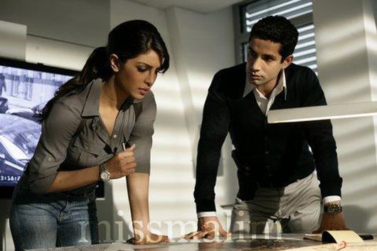 Priyanka Chopra with Sahil Shroff in a still from Don 2