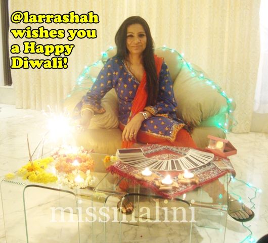 Happy Diwali from @larrashah!