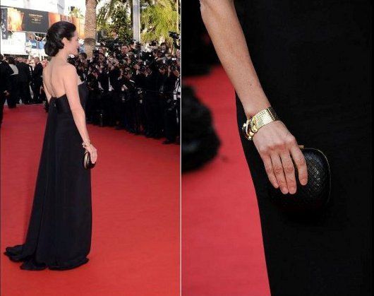 Jennifer Connelly in the Boucheron 'Vague' bracelet at the "Once Upon a Time in America" premiere (Photo courtesy | Boucheron)