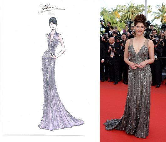 Gemma Arterton in Gucci Première at the red carpet of 'Once Upon a Time in America'