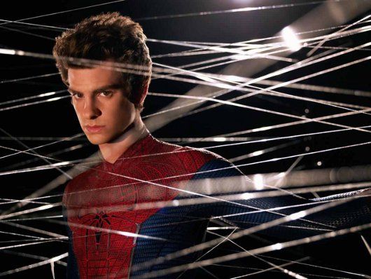 Andrew Garfield as The Amazing Spider-Man...