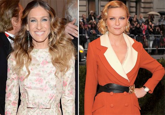 Kirsten Dunst and Sarah Jessica Parker Do Conservative Cool at the Met Gala 2012