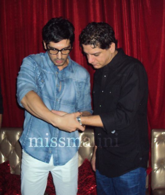 Actor Zayed Khan with bother-in-law DJ Aqueel