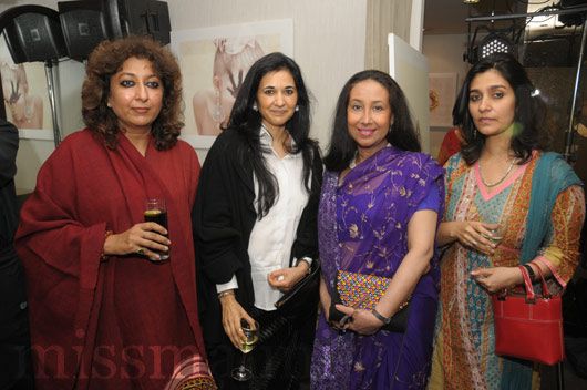 Madhu Jain, Kavita Bhartia , Saba Ali With Tavishi Alagh