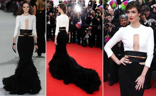 Paz Vega in Stéphane Rolland Spring 2012 Couture at the premeire of Madagascar 3: Europe's Most Wanted