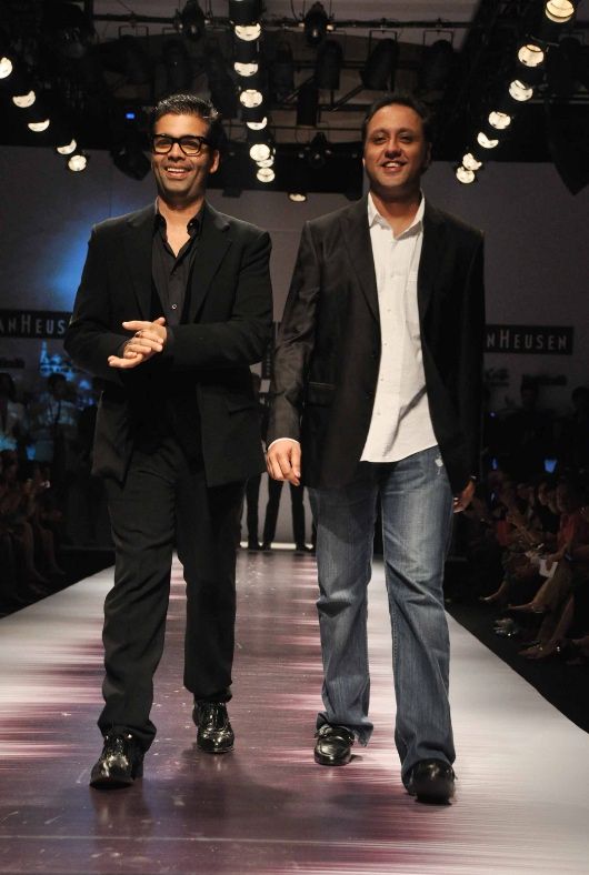 The designing twosome: Karan Johar and Varun Bahl