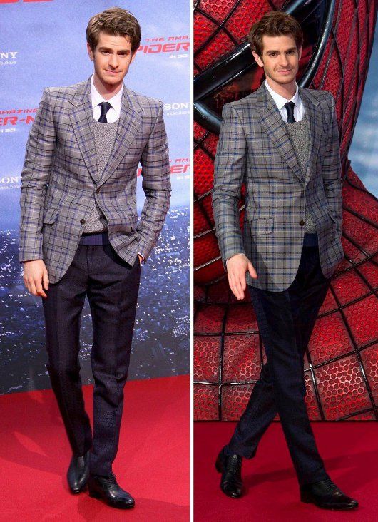 Andrew Garfield at the Berlin premiere of "The Amazing Spider-Man"