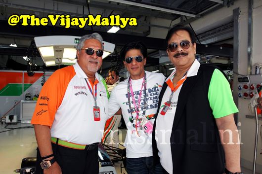 Vijay Mallya, Shah Rukh Khan, Subrata Roy Sahara