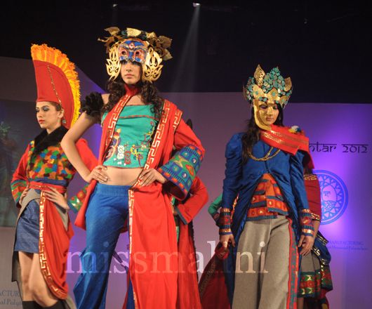The winning collection at Tvashtar 2012 by the students of Sophia Polytechnic College in Mumbai