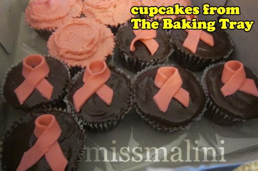 Pink strawberry and chocolate cupcakes from The Baking Tray