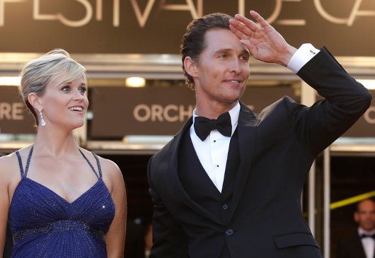 Reese Witherspoon & Matthew McConaughey at the premiere of "Mud"