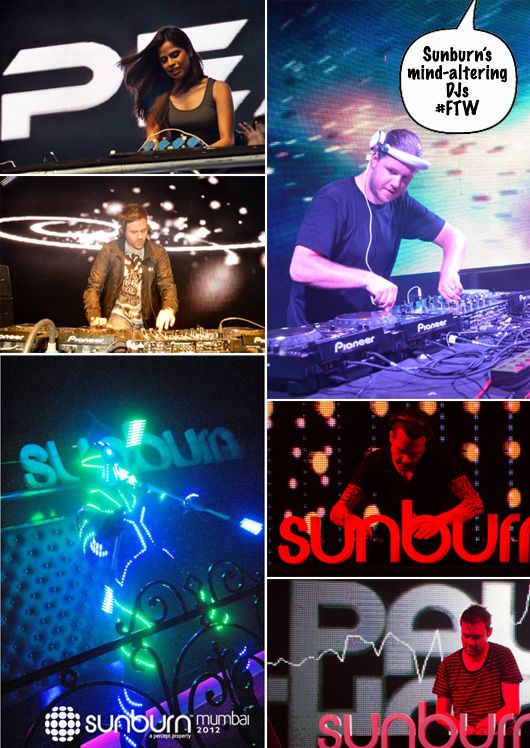 DJ line up, Sunburn Mumbai 2012