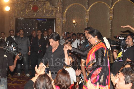 Shah Rukh Khan and Usha Uthup