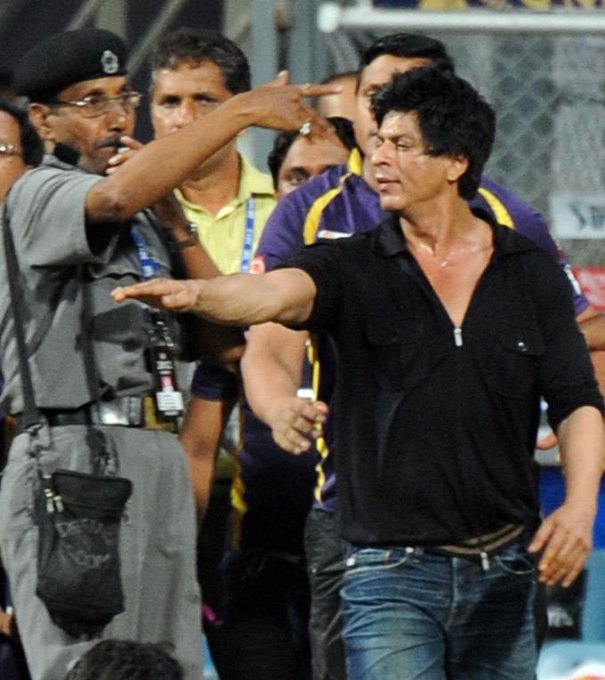 Shah Rukh Khan at Wankhede Stadium