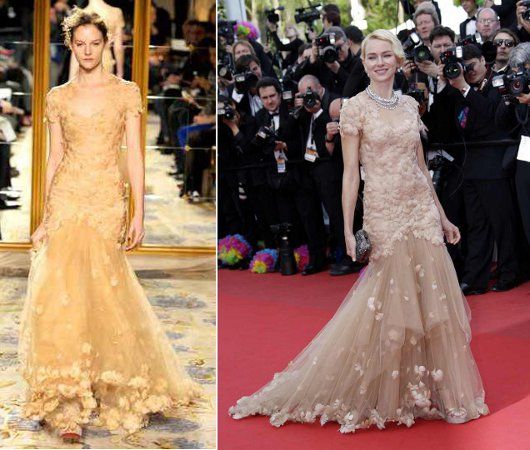 Naomi Watts in Marchesa A/W'12 at the premiere of Madagascar 3: Europe's Most Wanted