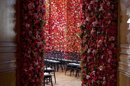Inside the hôtel particulier hosting the Christian Dior Autumn 2012 Couture show (Phoro courtesy | Dior)