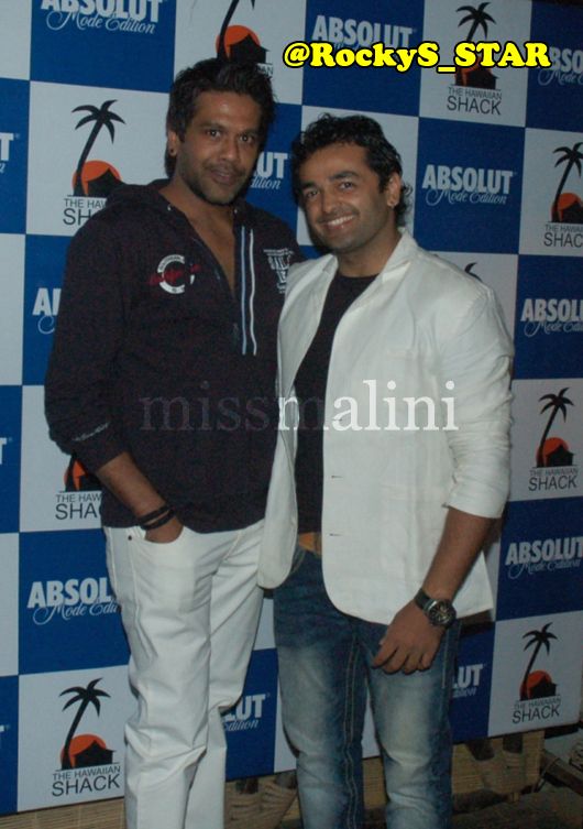 Rocky S with his nephew, Mirdul Singhvi