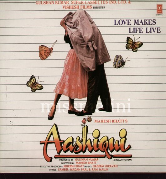 Aashiqui film poster from 1990