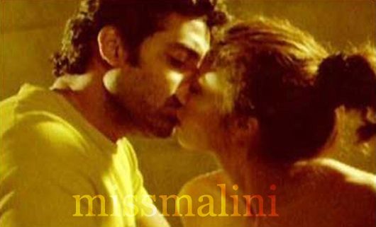 Even Abhishek Bachchan has smooched Antara Mali in Naach.