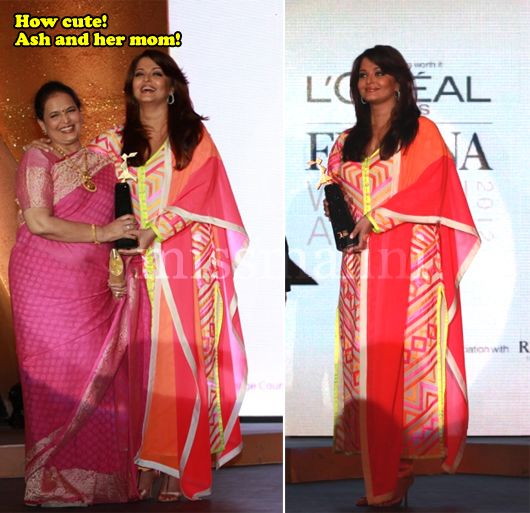 Aishwarya Rai Bachchan and her Mom
