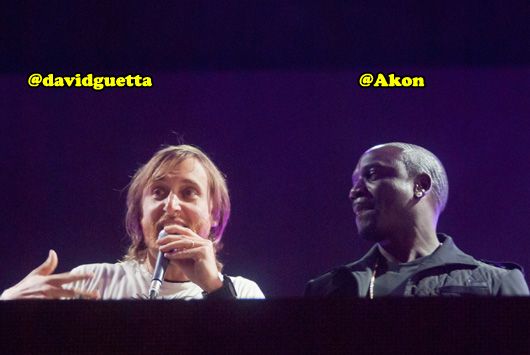 Akon and David Guetta (Photo Credit Naman Saraiya)