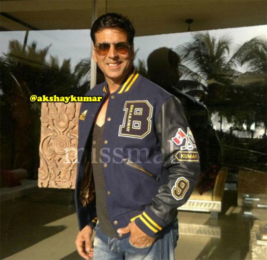 Akshay Kumar wears the jacket from Speedy Singhs