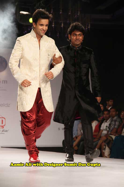Aamir Ali with Designer Sumit Das Gupta