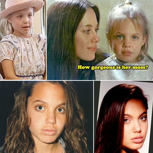Angelina Jolie as a child