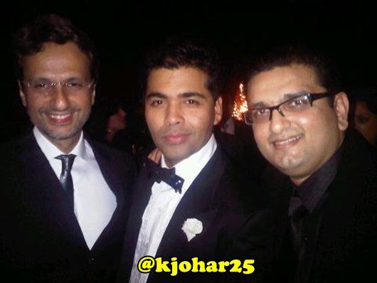 Anil Thadani, Karan Johar and friend Anurag