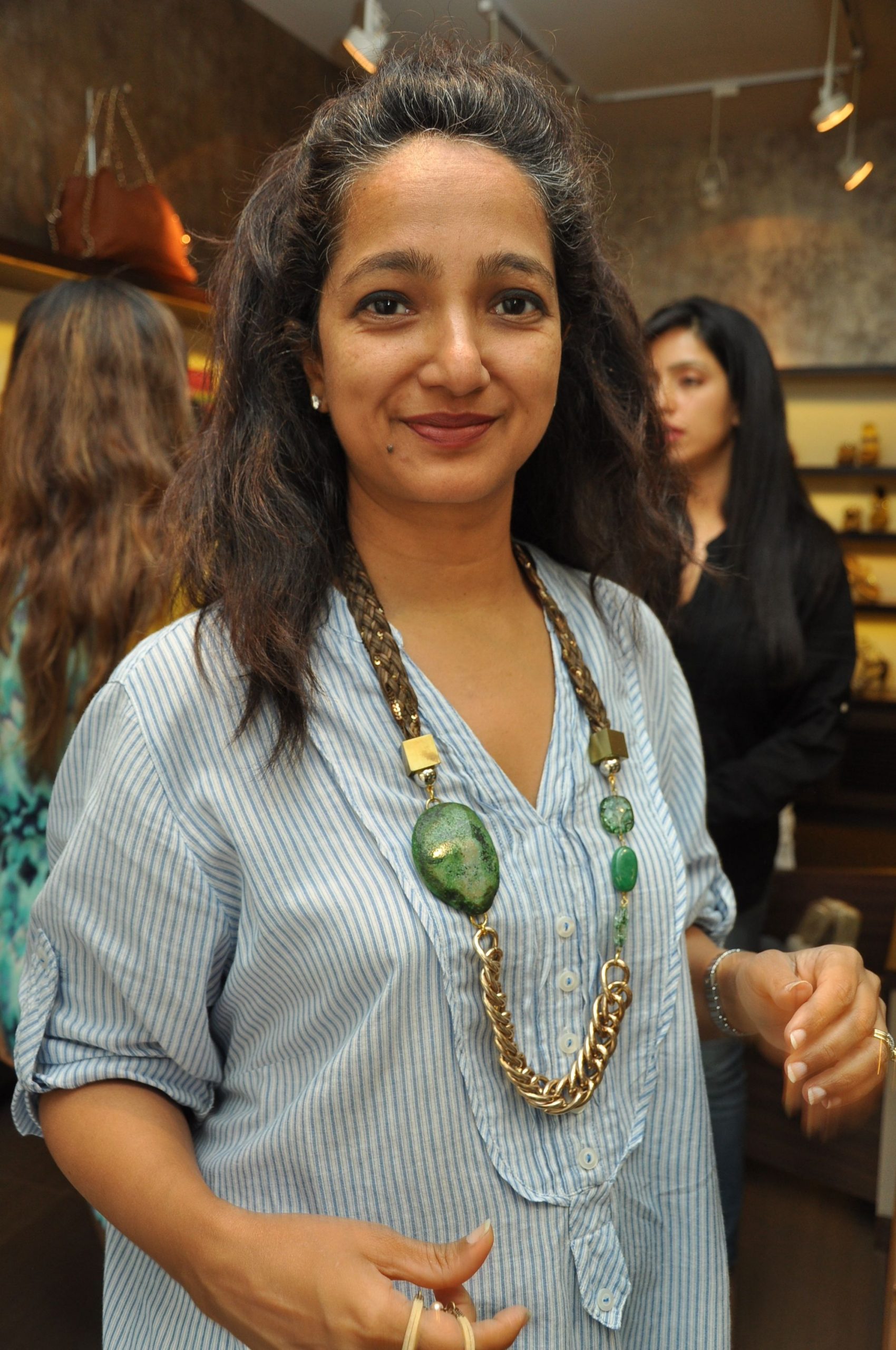 Anisha Seth in a necklace by Sonali Dalwani