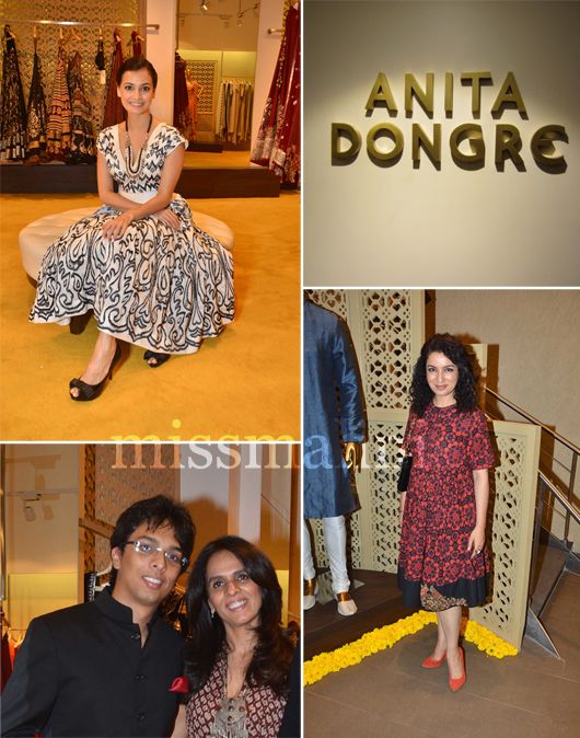 Anita dongre, Yash Dongre, Dia Mirza and Tisca Chopra