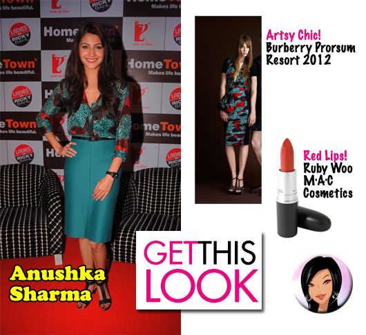 Get This Look: Anushka Sharma in Burberry Prorsum