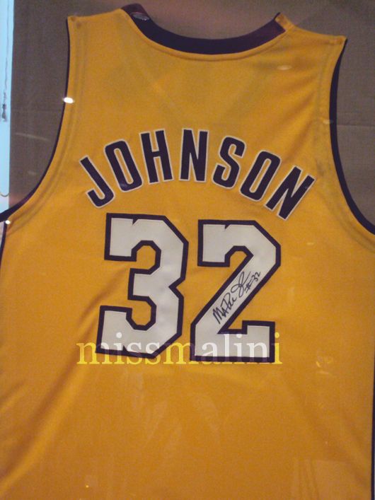 Autographed banyan by Magic Johnson, donated by the NBA