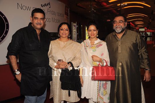 Baba Azmi, Tanvi Azmi, Vidya Malvade & Prahlad Kakkar at the launch of Nashik International Film Festival