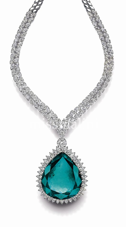 Christmas Stocking Stuffer – The Biggest Emerald Necklace From Rose And A Briolette Necklace From Cartier