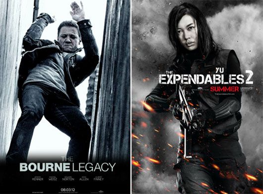 The Bourne Legacy and The Expendables 2