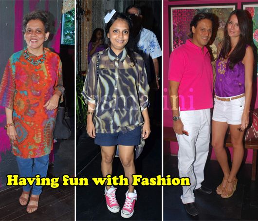 Brinda Miller, Litte Shilpa, Arun Nayyar and Kim Johnson