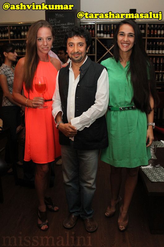 Cecelia with Ashvin Kumar and Tara Sharma Saluja