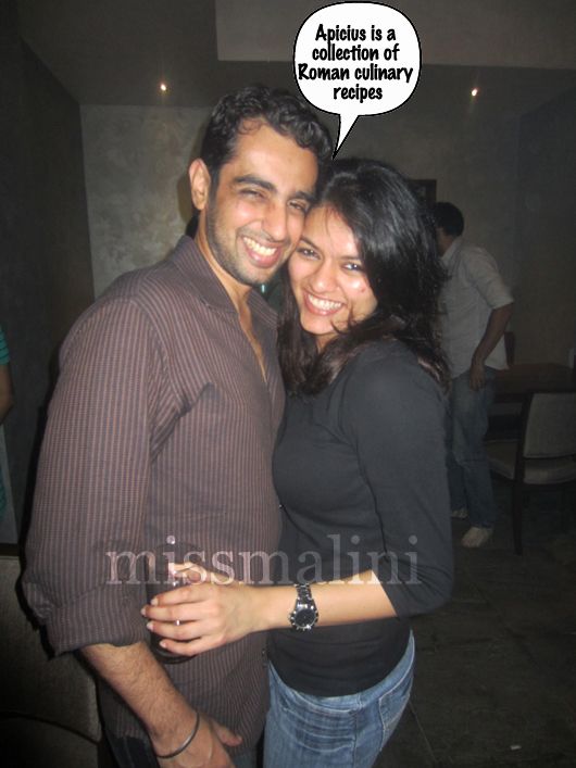 Chetan Kapoor with a friend