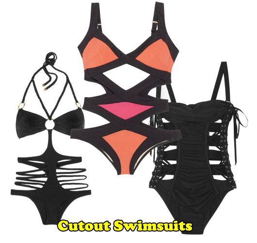 Cutout swimsuits