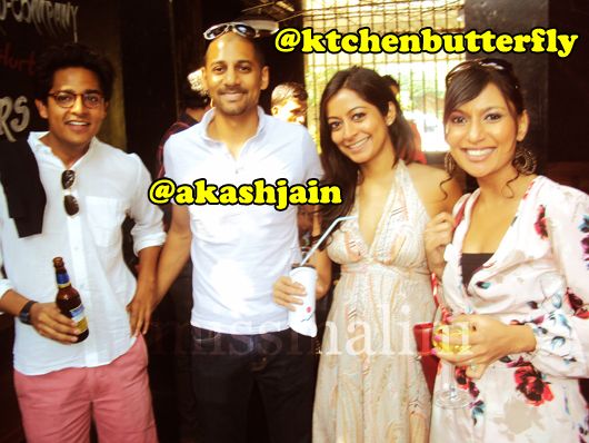 MissMalini with her friends at Rude Lounge